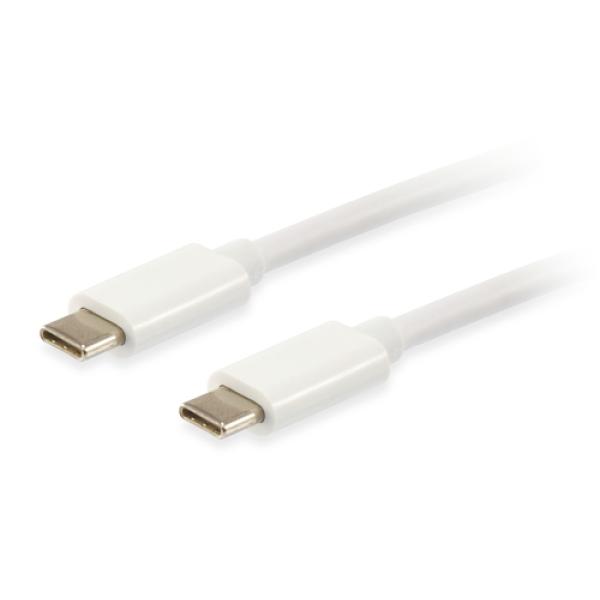 Cable Usb Platinum Usb-c Macho A Usb-c Macho 1m Equip Color Blanco