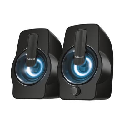 Altavoces 2.0 Trust 2.0 Gemi Rgb 12w Rms Iluminacion Led