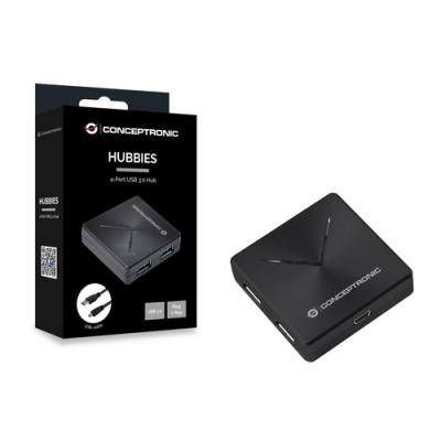 Hub Usb 3.0 Conceptronic Hubbies02b 4 Puertos Usb 3.0 Color