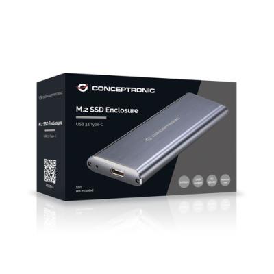 Caja Externa M.2 Usb-c Conceptronic Ssd M.2 Sata3 Usb 3.1