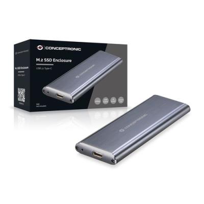 Caja Externa M.2 Usb-c Conceptronic Ssd M.2 Sata3 Usb 3.1