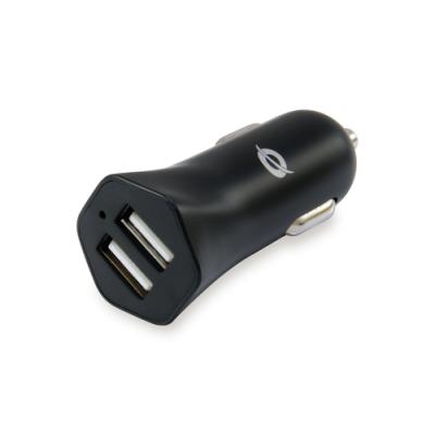 Cargador De Coche Conceptronic Carden03b 2 Puertos Usb A