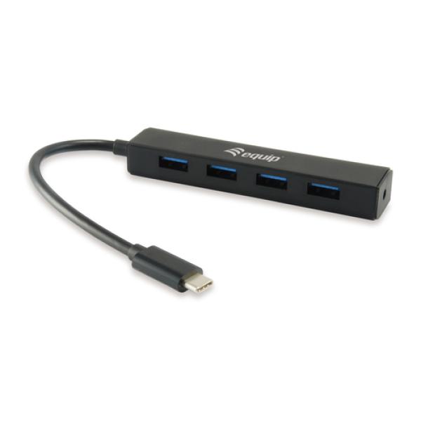 Hub Usb Equip Life Usb-c A 4 Puertos Tipo A Usb 3.0