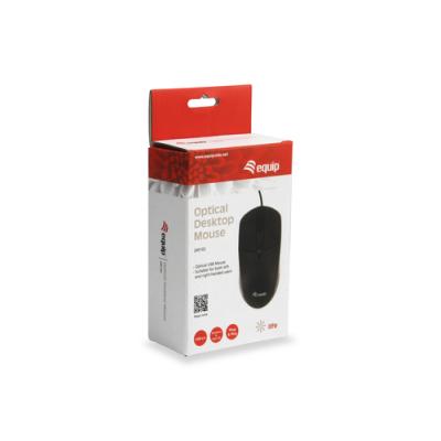 Mouse Equip Life 3 Botones Optico Usb Negro 1000dpi