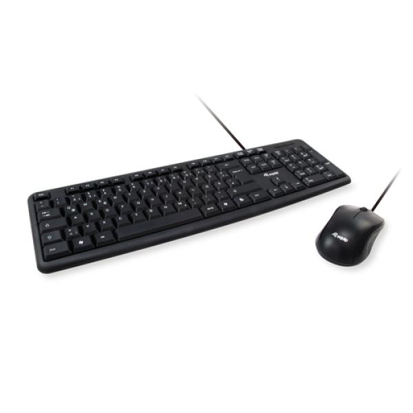 Combo Teclado + Mouse Usb Equip Life Color Negro