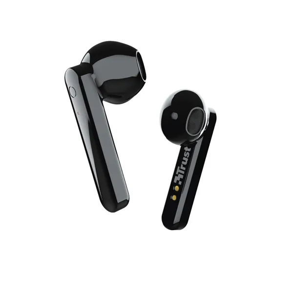 Auriculares Bluetooth Trust Primo Touch con estuche de carga/ Autonomía 4h/ Negros