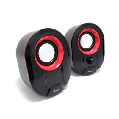 Altavoces 2.0 Equip Life 6w Rms Color Negro Y Rojo Jack 3.5"