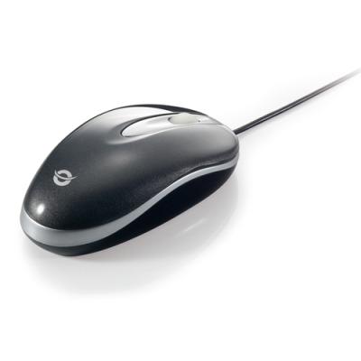 Mouse Conceptronic Easy Optical Usb Negro Y Plata C08-278