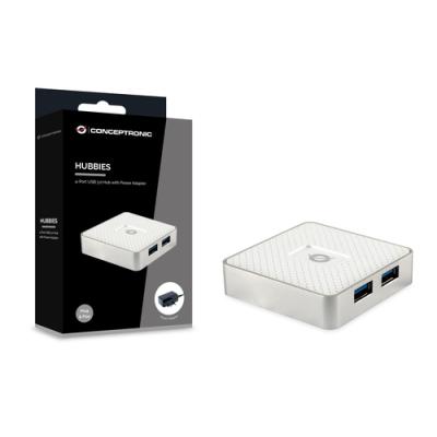 Hub Usb 3.0 Conceptronic Hubbies03w 4 Puertos Usb 3.0 Con