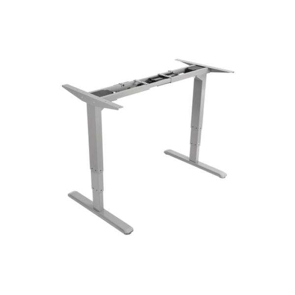 Mesa Electrica Ergonomica Altura Regulable Motor Dual Sin Tablero Color Estructura Gris Control Tactil Altura Desde 620mm-1280mm