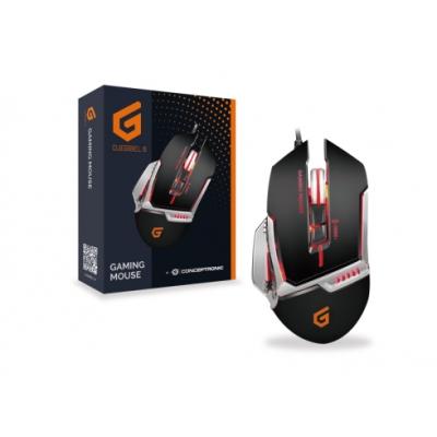 Mouse Conceptronic Gaming Djebbel02b Usb Alta Sensibilidad