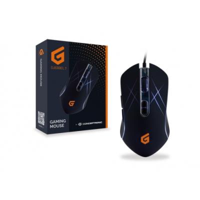 Mouse Conceptronic Gaming Djebbel01b Usb Alta Sensibilidad