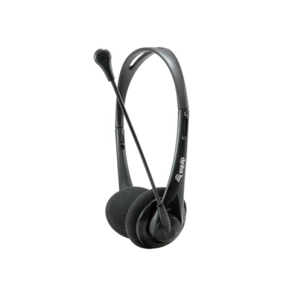 Headset Equip Life Conexion 1 O 2 Jack 3.5mm Microfono Flexible Ctrl Volumen Y Mute