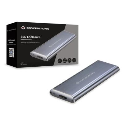 Caja Externa M.2 Usb-c Conceptronic Ssd M.2 Sata3 Usb-c 3.1 *no