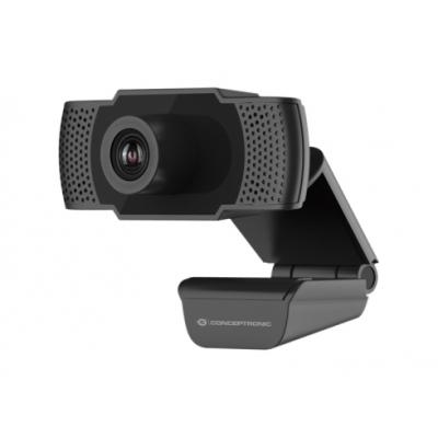 Webcam Fhd Conceptronic Amdis 1080p Usb 3.6mm 30 Fps Angulo