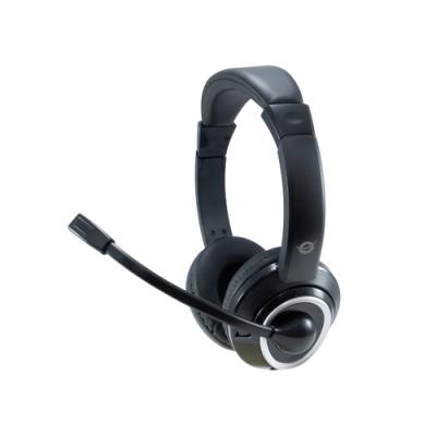 Headset Conceptronic Polona Usb Microfono Flexible Control De