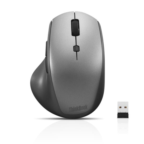 Mouse Lenovo Wireless Thinkbook Media 2.4ghz 7 Botones, Nano Receptor, Dise¤o Ergonomico