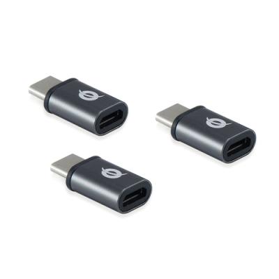 Adaptador Usb-c 3.1 Macho A Micro Usb Hembra Otg Pack 3 Uds