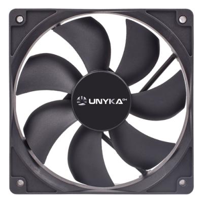 Ventilador Interno Unyka 120mm Color Negro 7 Aspas