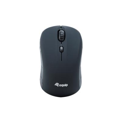 Mouse Equip Wireless Mini Life Optico 4 Botones Scroll Negro