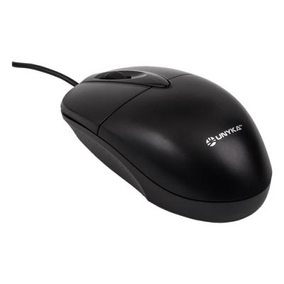 Mouse Unyka A127 Usb Color Negro 3 Botones