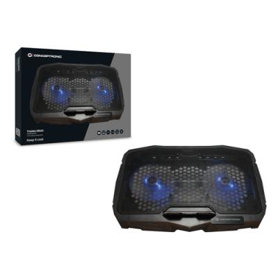 Base Refrigeracion Para Portatiles Conceptronic 2 Ventiladores