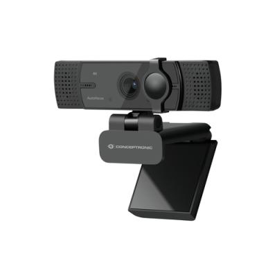 Webcam 4k Conceptronic Amdis 8.3mp Usb 3.57mm Angulo Vision 80º