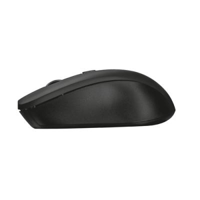 Mouse Trust Wireless Mydo Silent Black Alcance 10m Ambidiestro