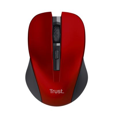 Mouse Trust Wireless Mydo Silent Red Alcance 10m Ambidiestro