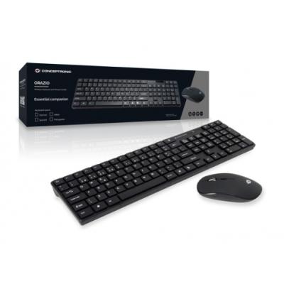 Pack Teclado Y Mouse Wireless Conceptronic Orazio Portugues