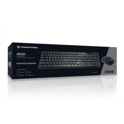 Pack Teclado Y Mouse Wireless Conceptronic Orazio Portugues