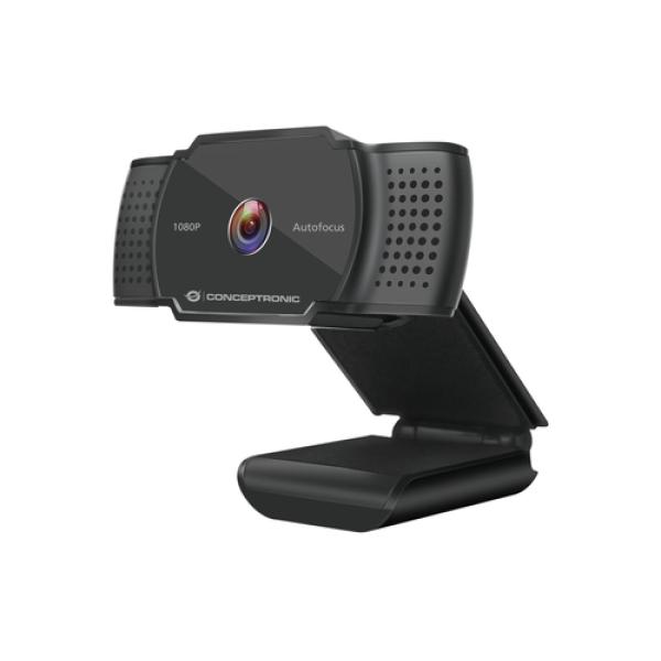 Webcam Hd Conceptronic Amdis 2k Interpolado Usb 3.6mm Autofocus 30 Fps Angulo Vision 72º Microfono Integrado