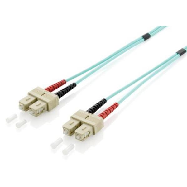 Equip 255322 Cable de fibra óptica e InfiniBand 2 m SC Turquesa