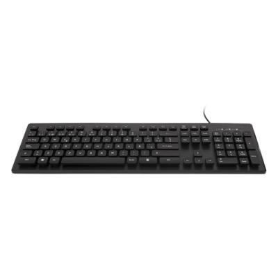 Teclado Unyka Kb 901 Usb Estandar Con 104 Teclas Color Negro