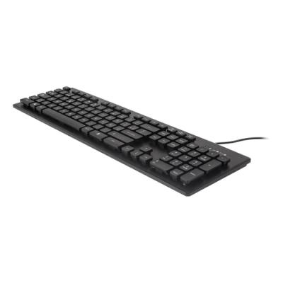 Teclado Unyka Kb 901 Usb Estandar Con 104 Teclas Color Negro