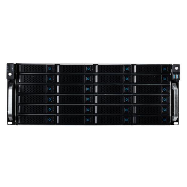 Caja Rack 19" 4u 24 Bahias Hot Swap Unykach Atx Usb 3.0