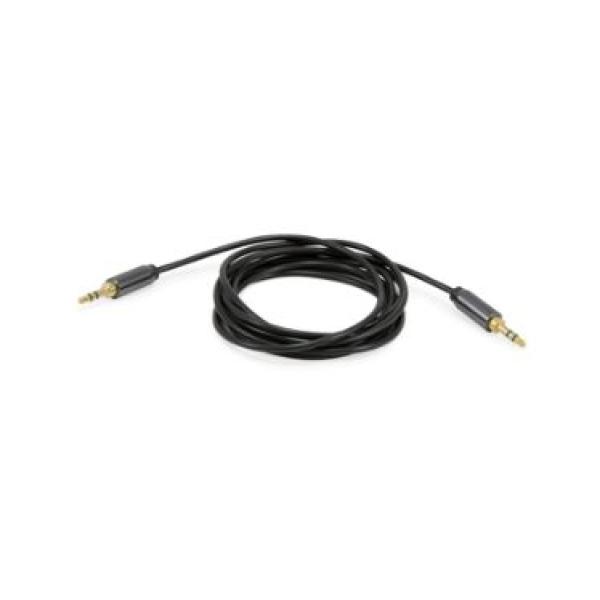 Cable Audio Mini Jack 3.5mm Macho A Mini Jack 3.5mm Macho Carcasa Metalica Alta Calidad 2.5m