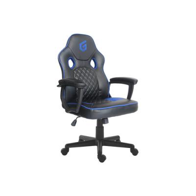 Silla Gamer Conceptronic Eyota03b Color Negro Detalles En Azul