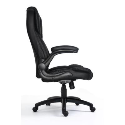 Silla De Oficina Ergonomica Equip Color Negro Recubrimiento Pu