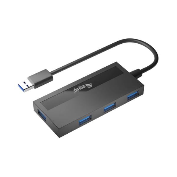 Hub Usb 3.2 Equip Life A 4 Puertos Usb 3.2 Incluye Adaptador Usb-c