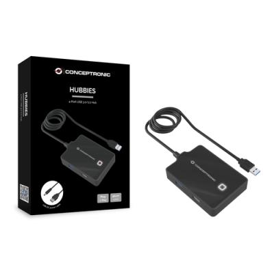 Hub Usb 2.0 & 3.0 Conceptronic Hubbies10b 4 Puertos Y Cable De