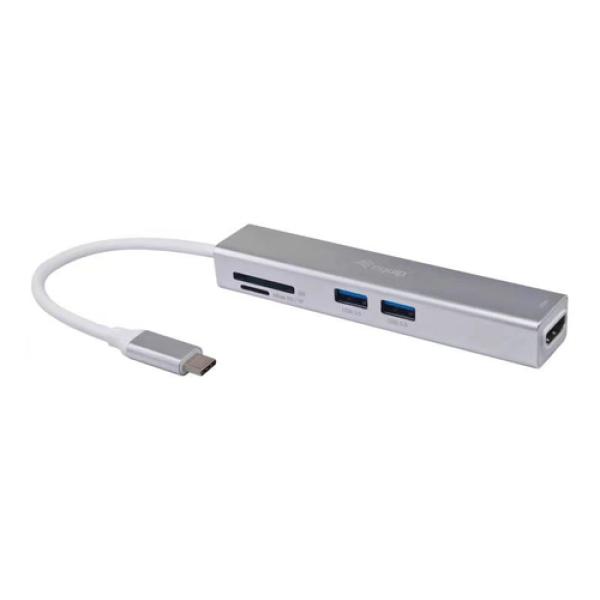 Docking Usb-c Equip 133480 A 1xhdmi 4k 3xusb-a 3.0 1xlector De Tarjetas