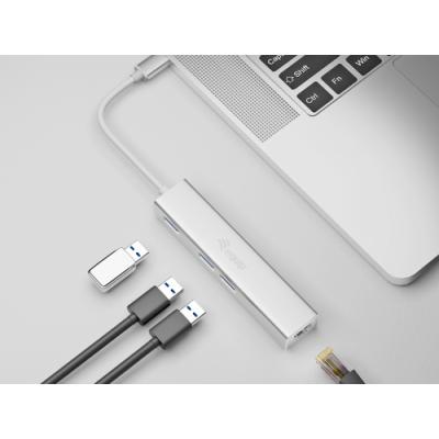 Adaptador Usb-c Equip 133481 A 3xusb-a 3.0 1x1gb Rj45