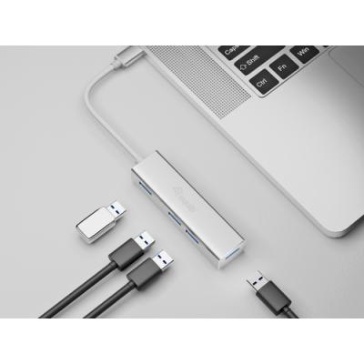 Hub Usb-c 3.1 Equip Life 4 Puertos Usb 3.0 Tipo A Carcasa De