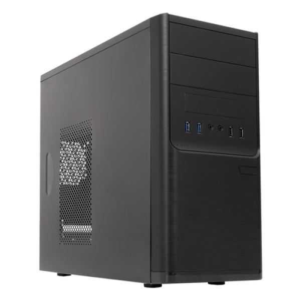 Caja Microatx Slim Unyka Matx Dark Shadow Caja Negra Con 2 Bahías De 5.1/4 Con Fuente De Alimentacio