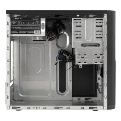 Caja Microatx Slim Unyka Matx Dark Shadow Caja Negra Con 2