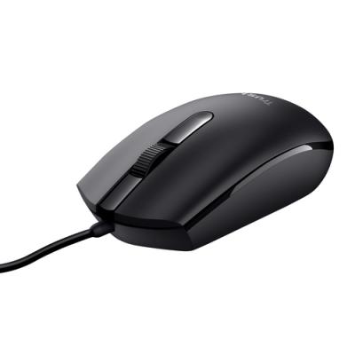 Mouse Trust Basi Usb 3 Botones Y Rueda De Desplazamiento