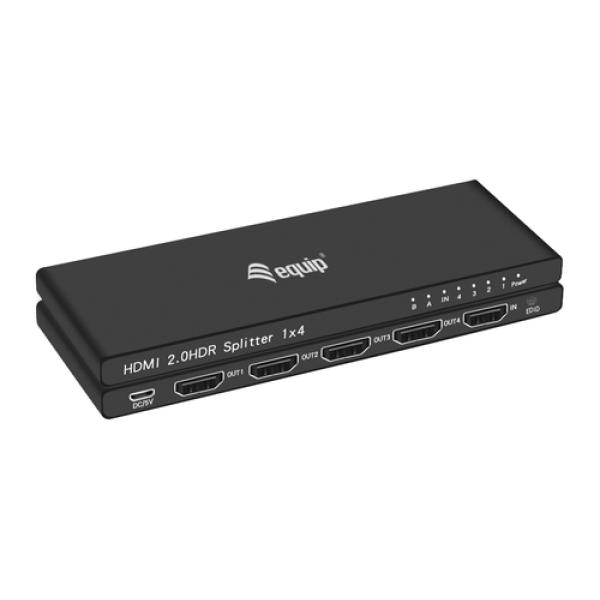 Splitter Hdmi 2.0 Ultraslim 4 Puertos Equip