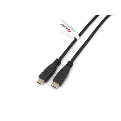 Cable Usb-c A Usb-c Macho 2m Transferencia 480mbps Color Negro