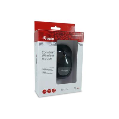 Mouse Equip Wireless Comfort Mouse 1200dpi Color Negro